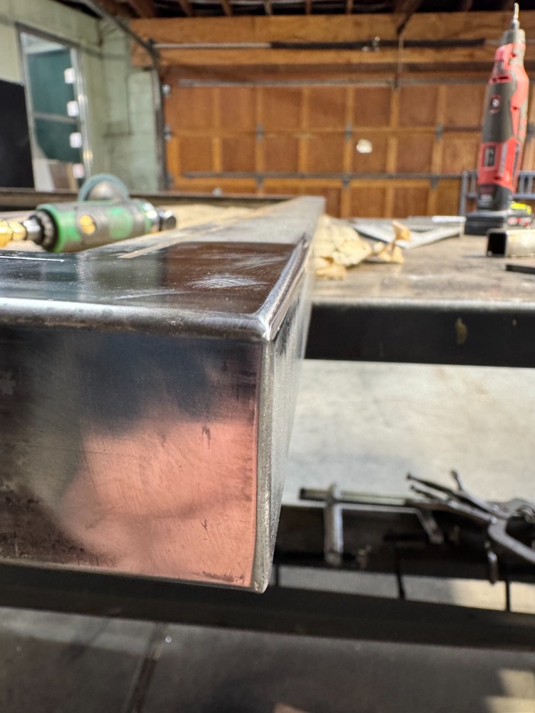 Custom MIG welded metal gate for Logan Utah property - Cache Valley fabrication